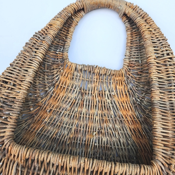 Vintage Accents Vintage Wicker Hanging Basket Poshmark